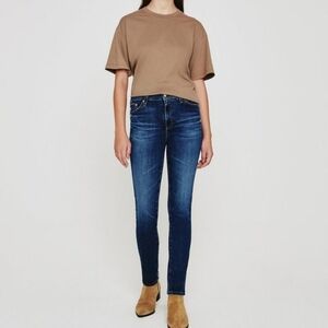 AG The Stevie Slim Straight Dark Wash Jeans- Size 25R